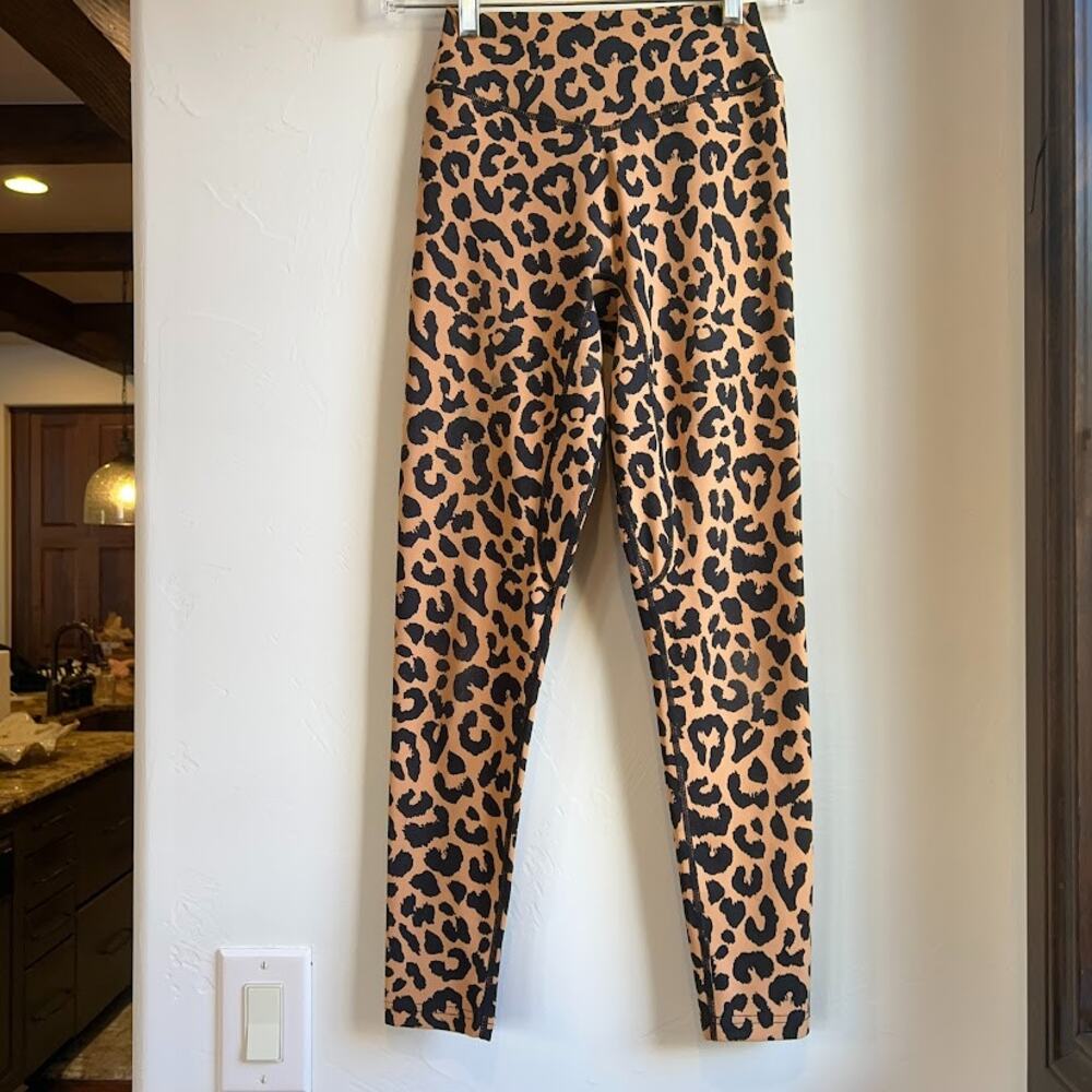 Balance Athletica Kingdom Cheetah Leggings Women's S Animal Print